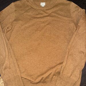 a new day Tan Crewneck Sweater